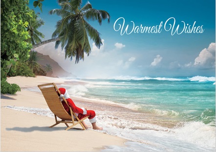 Tropical Holiday Cards